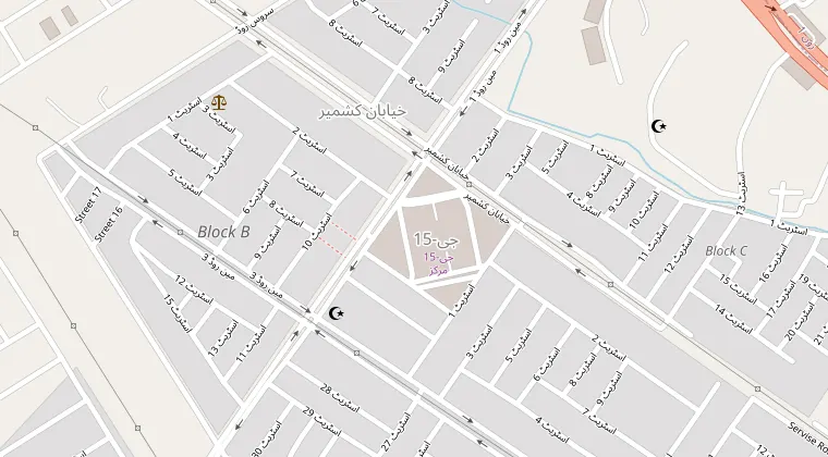 Map of G-15 Markaz