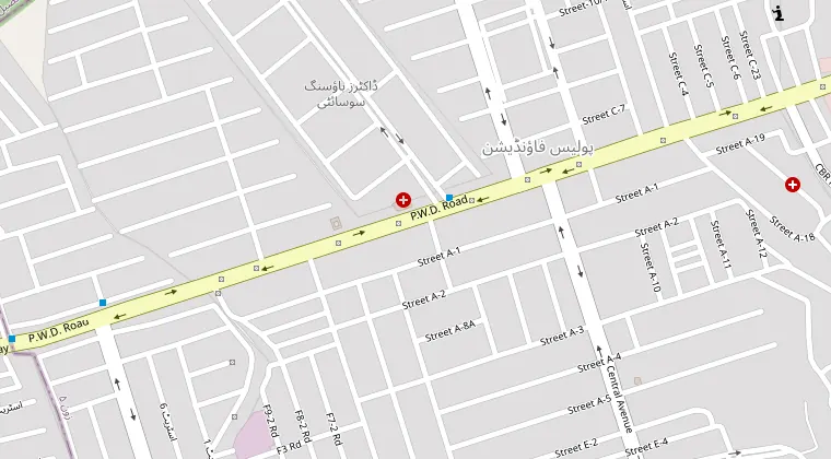 Map of PWD Branch