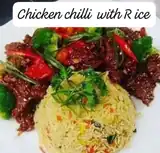 Beef Chilli Dry with Rice