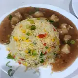 Chicken Black Pepper with Rice