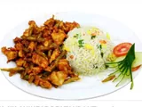 Chicken Chilli Dry with Rice